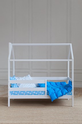 Кровать детская Домик, цвет белый в Элисте - изображение