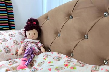 Кровать детская Эльза с бортиком, Бежевый (латы) в Элисте - предосмотр 2