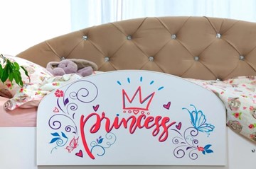 Детская кровать односпальная Эльза с бортиком, Розовый (латы) в Элисте - предосмотр 3