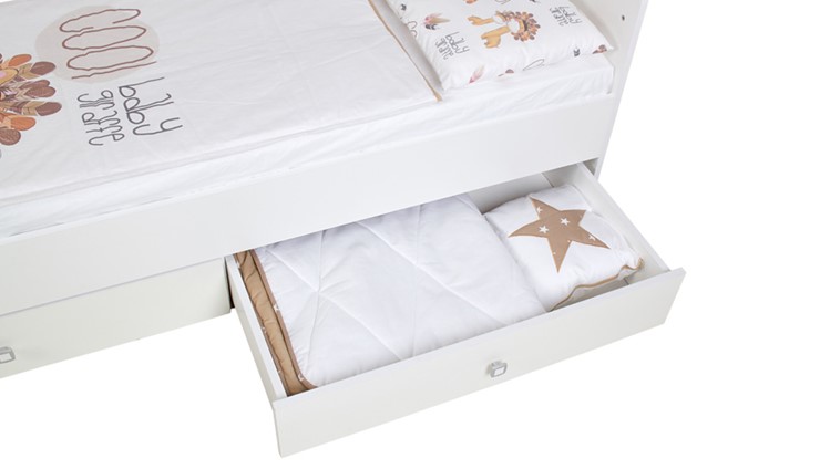 Детская кровать Фея 1100 Белый в Элисте - изображение 10