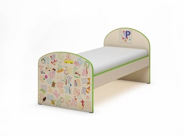 Детская кровать К-1 Азбука (Зеленая) в Элисте