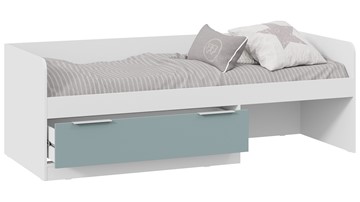 Кровать в детскую Марли Тип 1 (Белый/Серо-голубой) в Элисте - предосмотр 1