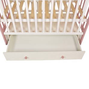 Детская кровать Polini kids Simple 328, белый-розовый в Элисте - предосмотр 7