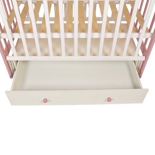 Детская кровать Polini kids Simple 328, белый-розовый в Элисте - изображение 7