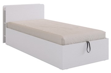 Кровать детская с подъемным механизмом Юниор 90х200 (белое дерево) в Элисте - предосмотр