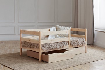 Детская кровать Софа с ящиками, без покраски в Элисте - предосмотр 1