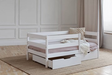 Детская кровать Софа с ящиками, цвет белый в Элисте - предосмотр 1