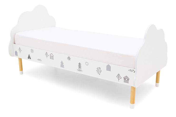 Кровать детская Stumpa Облако "Домики ч/б" в Элисте - изображение 5