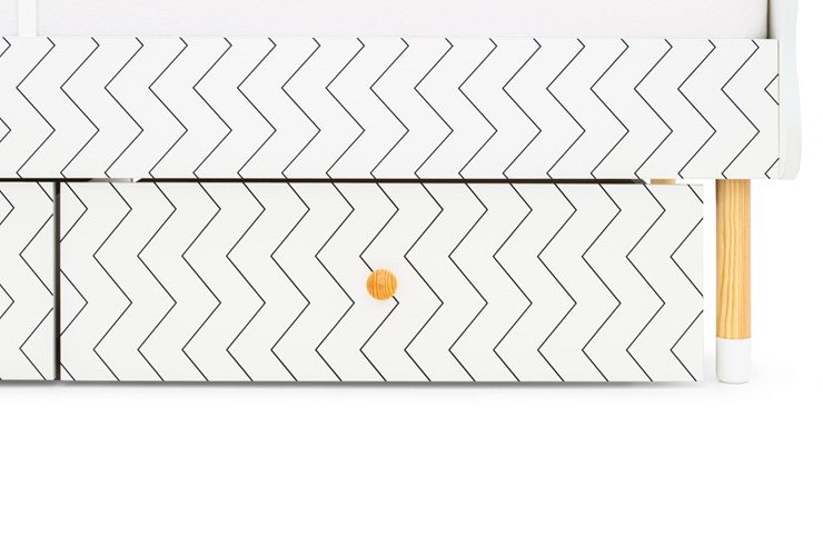 Кровать детская Stumpa Облако "Геометрия Зигзаги" в Элисте - изображение 2