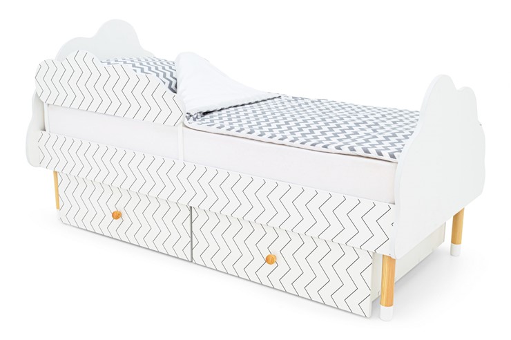 Кровать детская Stumpa Облако "Геометрия Зигзаги" в Элисте - изображение 3