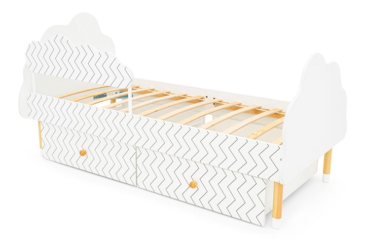 Кровать детская Stumpa Облако "Геометрия Зигзаги" в Элисте - изображение 7