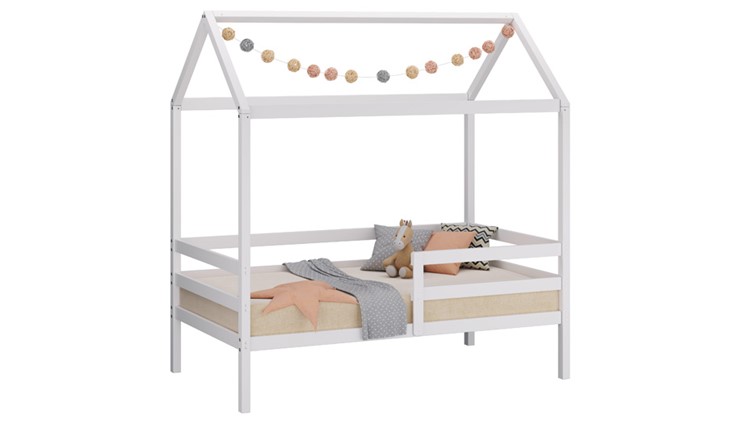 Кровать в детскую POLINI Kids Simple 950 Белый в Элисте - изображение 7