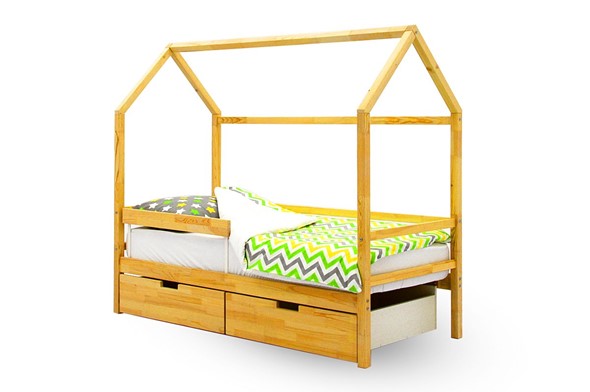 Детская кровать-домик Svogen дерево в Элисте - изображение