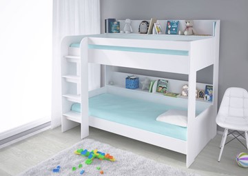 Кровать двухъярусная POLINI Kids Simple 5000 Белый в Элисте - предосмотр 4