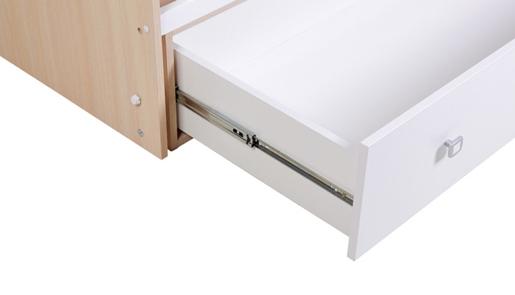 Кроватка детская Фея 750 Дуб пастельный-белый в Элисте - изображение 8
