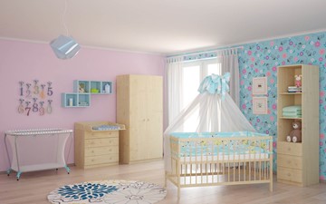 Детская кроватка POLINI Kids Simple 101 Натуральный в Элисте - предосмотр 8