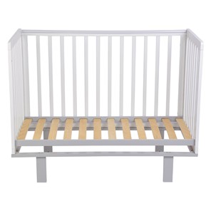 Кроватка детская серия 3400 POLINI Kids Simple 340 Белый / Серый в Элисте - предосмотр 3