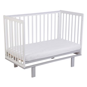 Кроватка детская серия 3400 POLINI Kids Simple 340 Белый / Серый в Элисте - предосмотр 4