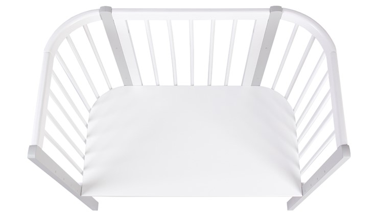 Приставная кровать POLINI Kids Simple 120 Белый / Серый в Элисте - изображение 3