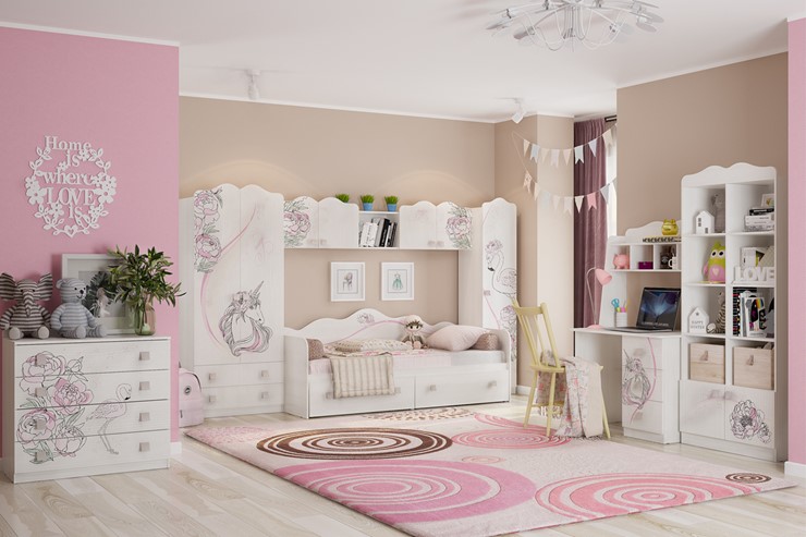 Детская спальня Фэнтези, белый рамух в Элисте - изображение