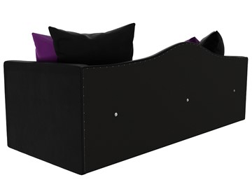 Диван-кровать Дориан, Черный/Фиолетовый (Микровельвет) в Элисте - предосмотр 6