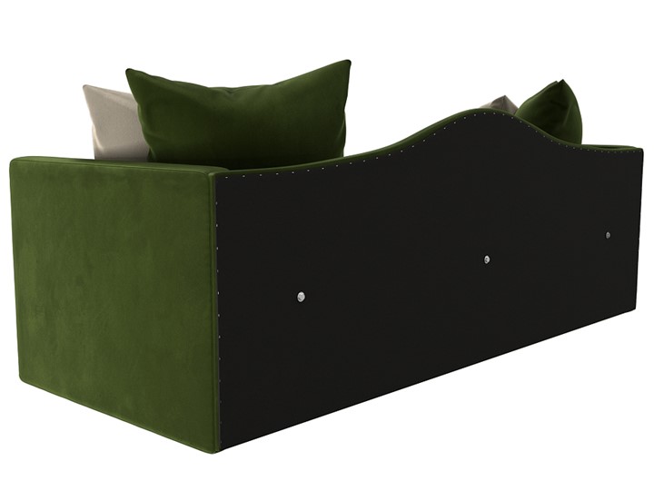 Диван-кровать Дориан, Зеленый/Бежевый (Микровельвет) в Элисте - изображение 6