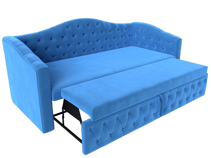 Детский диван Мечта, Голубой (Велюр) в Элисте - изображение 1