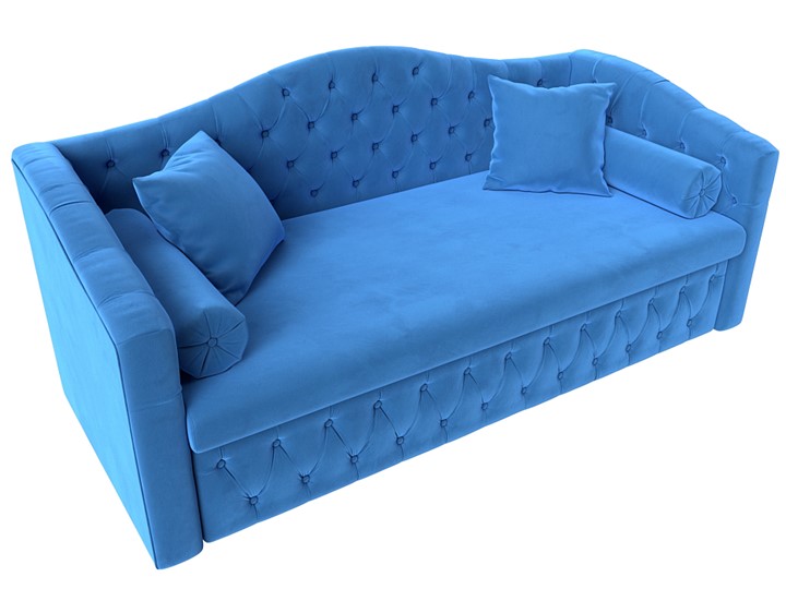 Детский диван Мечта, Голубой (Велюр) в Элисте - изображение 6
