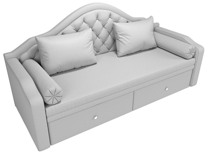 Диван-кровать Сойер, Белый (Экокожа) в Элисте - изображение 3