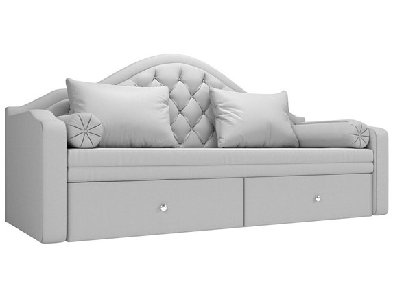 Диван-кровать Сойер, Белый (Экокожа) в Элисте - изображение