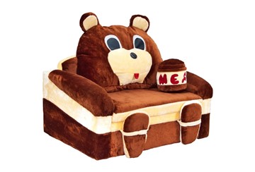 Диван детский Медведь с подушкой, ширина 120 см в Элисте - предосмотр 1
