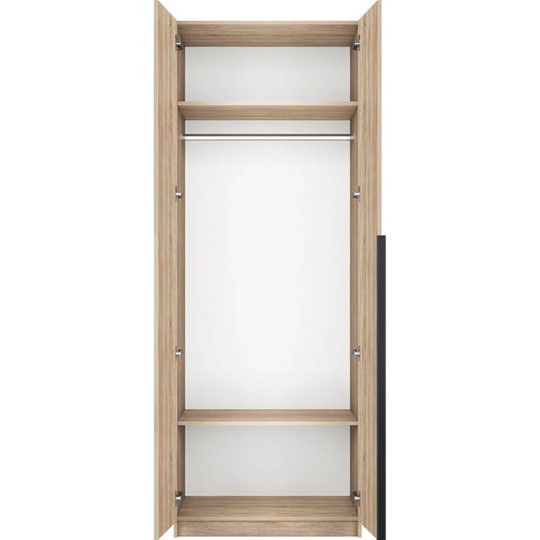 Шкаф 2-х дверный Локер Дуб сонома (Распашной) штанга в Элисте - изображение 1