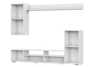 Набор мебели в гостиную МГС-4, белый/цемент светлый в Элисте - предосмотр 2