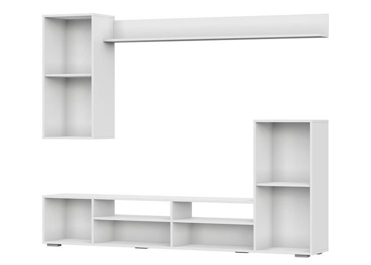 Набор мебели в гостиную МГС-4, белый/цемент светлый в Элисте - изображение 2
