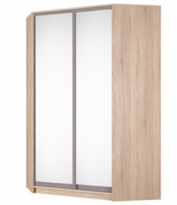 Угловой шкаф Аларти (YA-230х1400(602) (10) Вар. 5; двери D5+D5), с зеркалом в Элисте - предосмотр