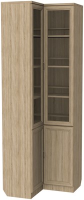 Шкаф угловой 211, цвет Дуб Сонома в Элисте - изображение