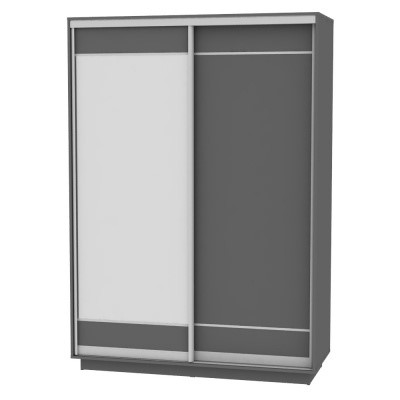 Шкаф 2-дверный Весенний HK5, 2155х1514х600 (D1D2), Графит в Элисте - изображение