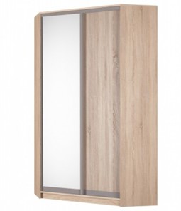 Угловой шкаф Аларти (YA-230х1250(602) (2) Вар. 4; двери D5+D6), с зеркалом в Элисте