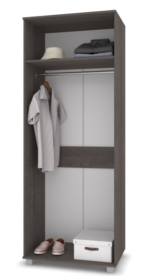 Шкаф 2-дверный В-21, Дуб млечный/Венге в Элисте - изображение 1