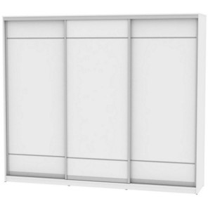 Шкаф 3-створчатый Белла  (B-230х270х60-1) (792) (Двери  D7+D7+D7), без зеркала, Белый в Элисте