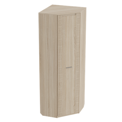 Шкаф распашной угловой Элана, Дуб сонома 720х720х208 в Элисте - изображение