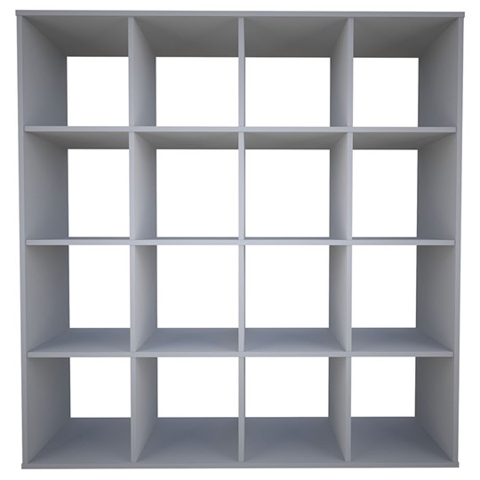 Открытый стеллаж 16 секций POLINI HOME Smart Белый в Элисте - изображение 1