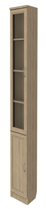 Распашной шкаф 209 левосторонний, цвет Дуб Сонома в Элисте - изображение