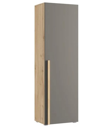 Шкаф однодверный Виллитус М2 дуб вотан/графит в Элисте - изображение