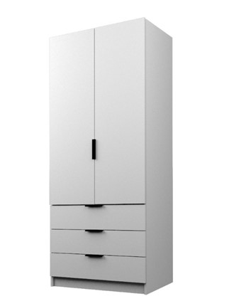 Шкаф ЭШ1-РС-19-8-3я, Белый 190х80х52 в Элисте - изображение