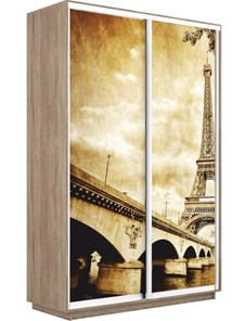 Шкаф 2-дверный Экспресс 1400x450x2200, Париж/дуб сонома в Элисте