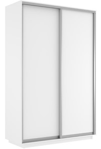 Шкаф 2-х дверный Экспресс (ДСП) 1600х600х2200, белый снег в Элисте