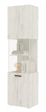 Шкаф-пенал Алтея Дуб крафт белый в Элисте - изображение