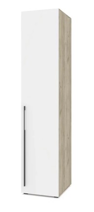 Шкаф однодверный С13, Серый дуб/Белый в Элисте - изображение
