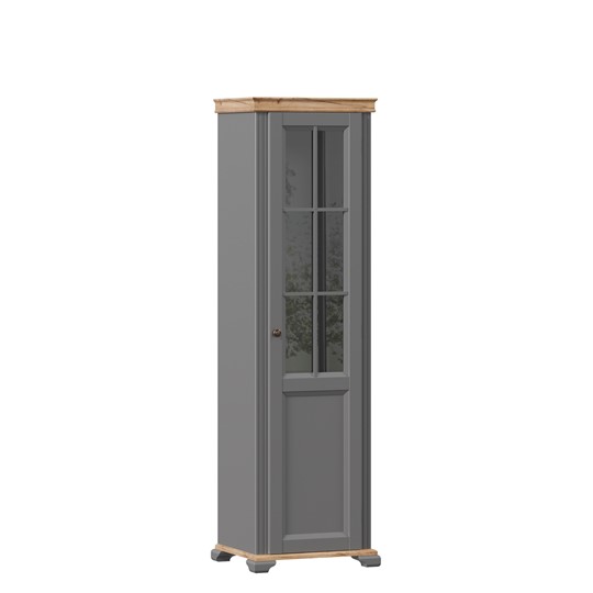 Шкаф в гостинную правый Амели (Оникс серый) ЛД 642.930 в Элисте - изображение 2